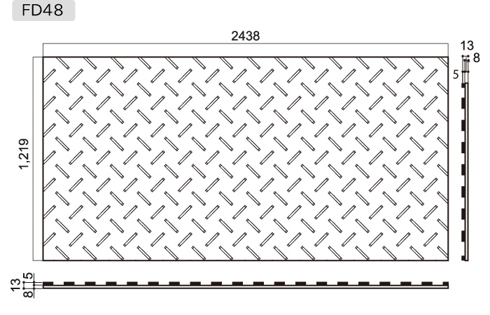 Design drawing of FIT-KUN (thin-type) 4 shaku x 8 shaku-sized