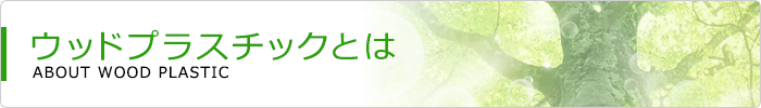 ウッドプラスチックとは